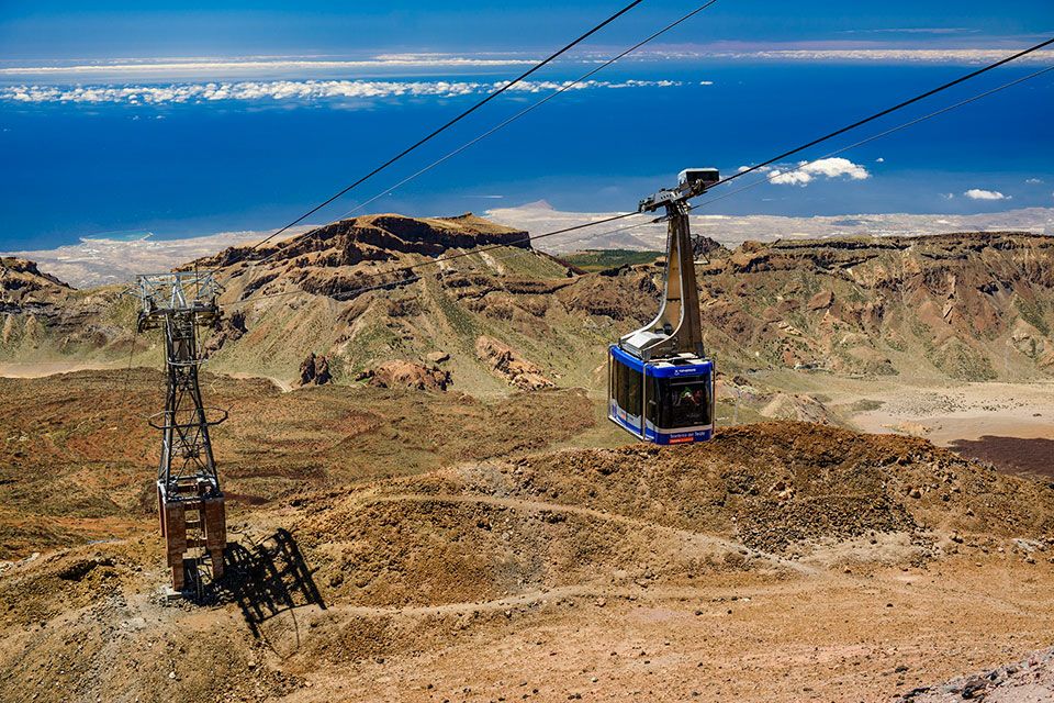 Cable car in Tenerife